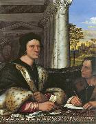 Sebastiano del Piombo Cardinal Carondelet and his Secretary (mk08) Spain oil painting artist